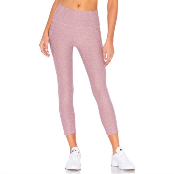 Varley Pants - Varley Everett High Rise Tights Blush/mauve Color - Size Large